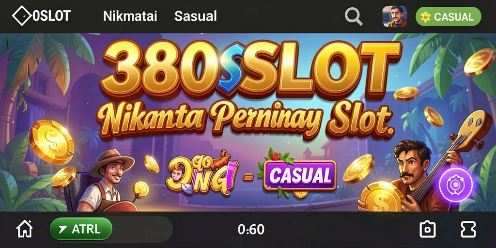 Tangkapan layar menampilkan keseruan gameplay di 380SLOT.