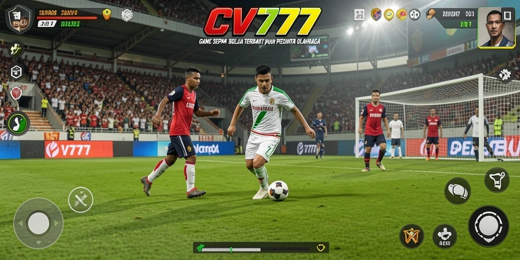 Gameplay mendebarkan di CV777 dengan aksi sepak bola nyata.