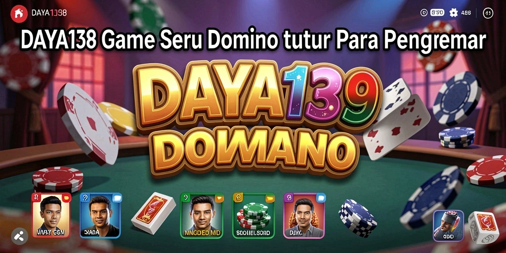 Screenshot utama DAYA138 menampilkan gameplay seru dari permainan Domino.