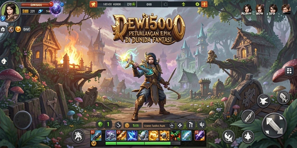 Screenshot gameplay DEWI5000 menampilkan aksi seru dan grafik menawan.