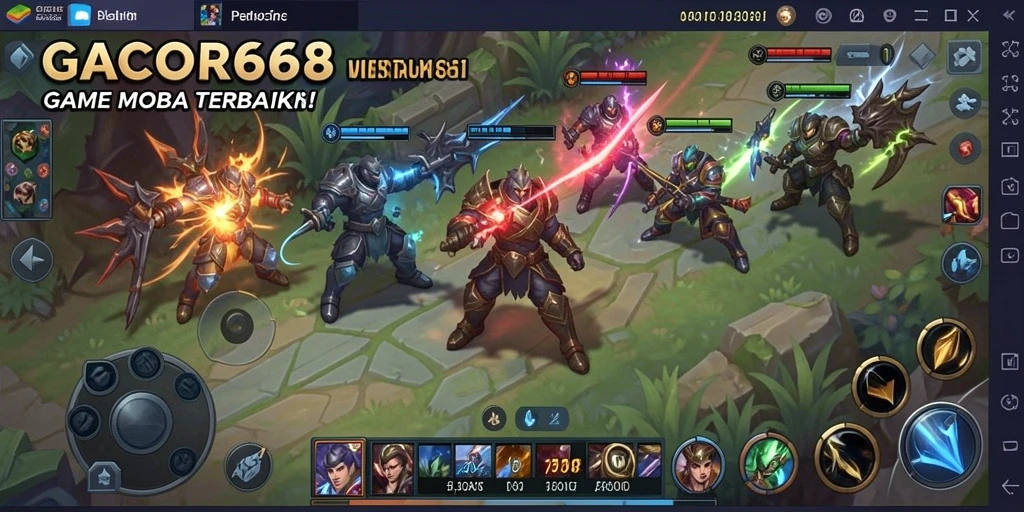 Gameplay seru di GACOR668 dengan aksi MOBA yang mendebarkan.