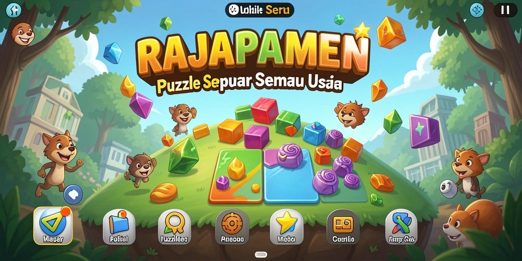 Tampilan gameplay RAJAPAMEN yang menantang dan mengasyikkan.