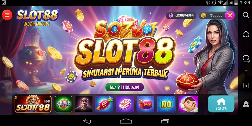 Tampilan gameplay SLOT88 yang menarik dan interaktif.