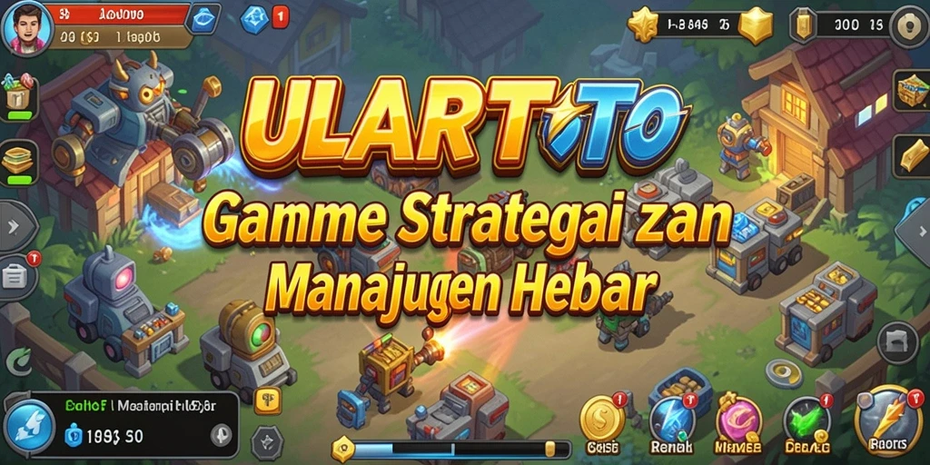 Menampilkan gameplay strategi yang mendalam dan interaktif.